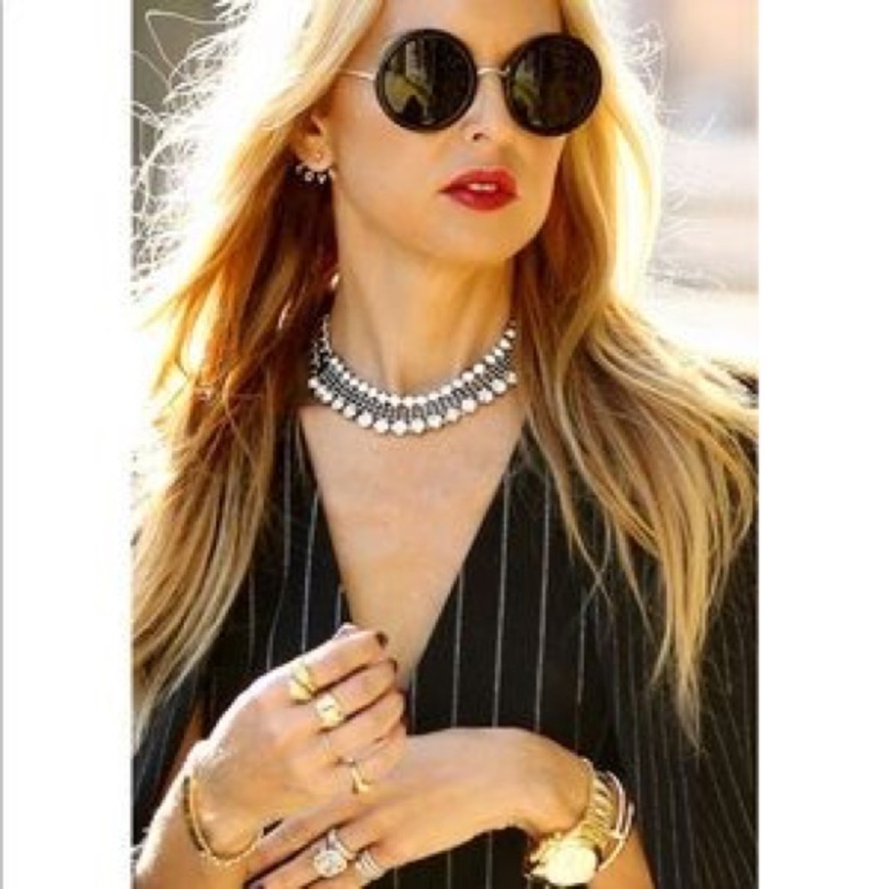 Dylanlex Zoe Silver Statement Choker Necklace